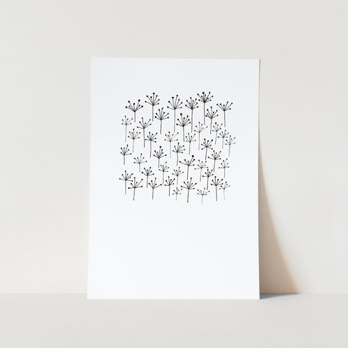 Walking Amongst Seeds 01 Art Print