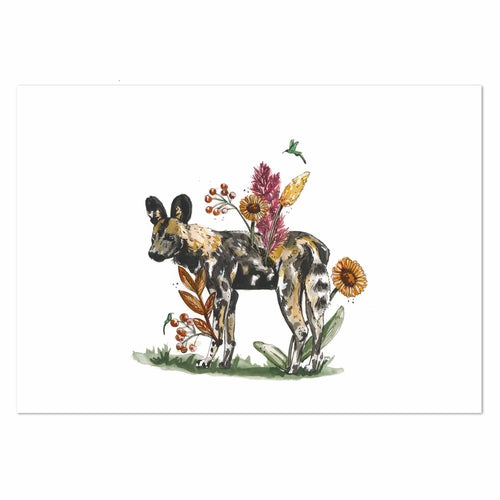 Wild Dog by Mareli Art Print