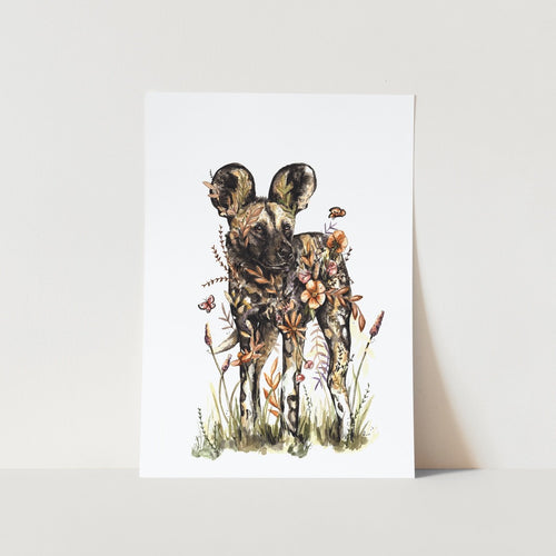 Wild Dog 2 by Mareli Art Print