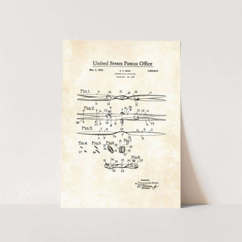 Aeronautical Propeller Patent Art Print