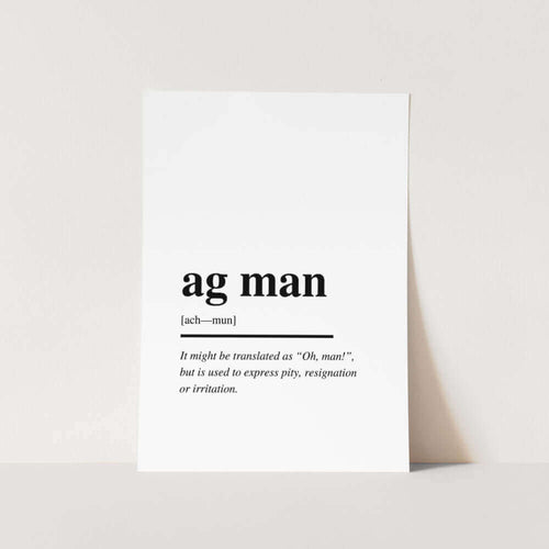 Ag Man Art Print