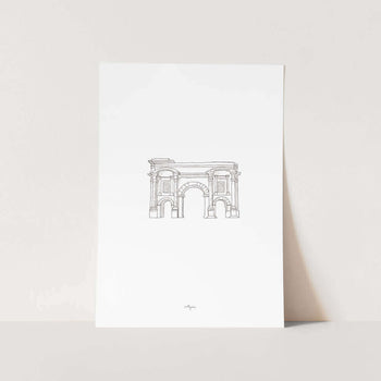 Algeria Landmark Travel Art Print