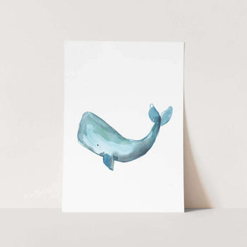 Blue Whale Art Print