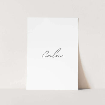 Calm Art Print