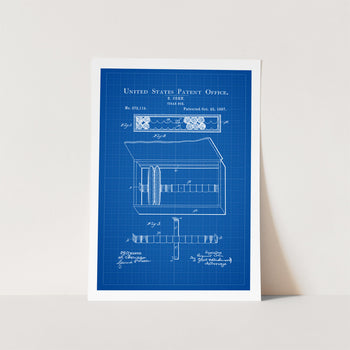 Cigar Box Patent Art Print
