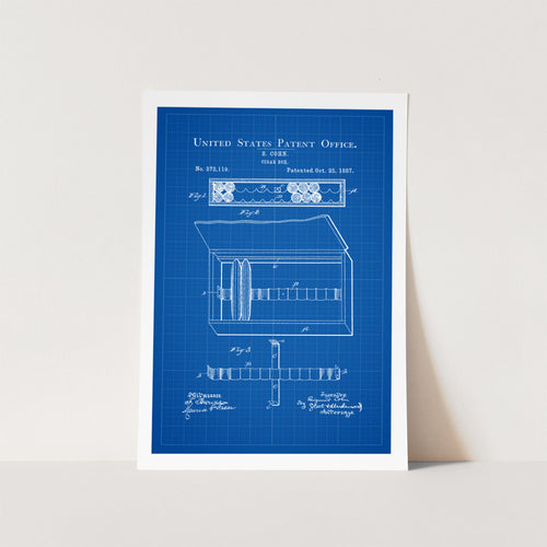 Cigar Box Patent Art Print