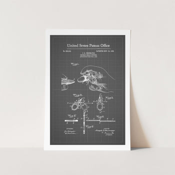 Double Cigar Cutter Patent Art Print