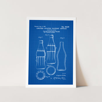 Coke Bottle Patent Art Print