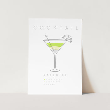 Daiquiri Cocktail Art Print