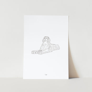 Egypt Landmark Travel Art Print