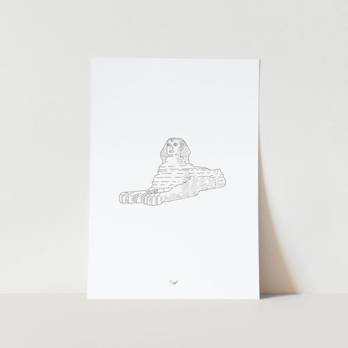 Egypt Landmark Travel Art Print