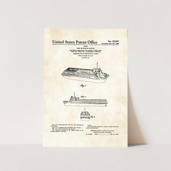 Ferry Boat Patent Art Print