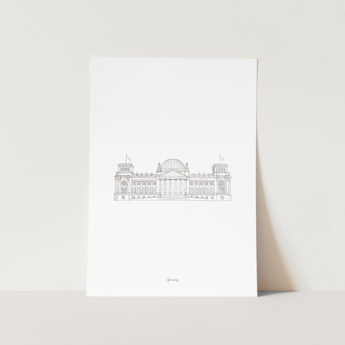 Germany Landmark Travel Art Print