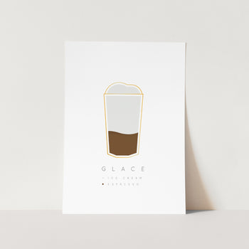 Glace Coffee Art Print