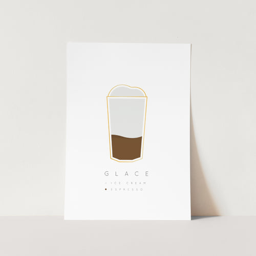 Glace Coffee Art Print
