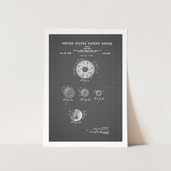 Golf Ball Patent Art Print