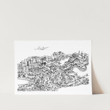 Intuition Sketch Art Print