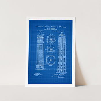 Iron Building Patent Art Print