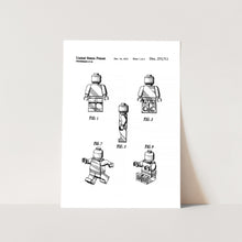 Load image into Gallery viewer, Lego Toy Figure Patent Art Print