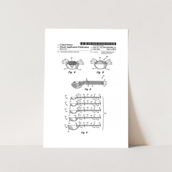 Measuring Spoons Patent Art Print