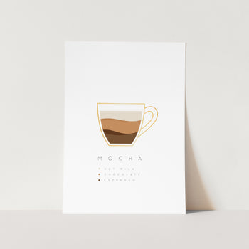 Mocha Art Print