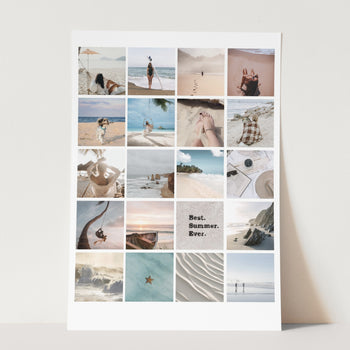 Photo Collage Poster - 20 Grid