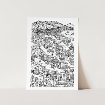 Post COVID Cape Town Art Print