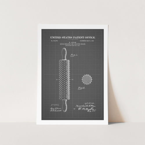 Rolling Pin Patent Art Print