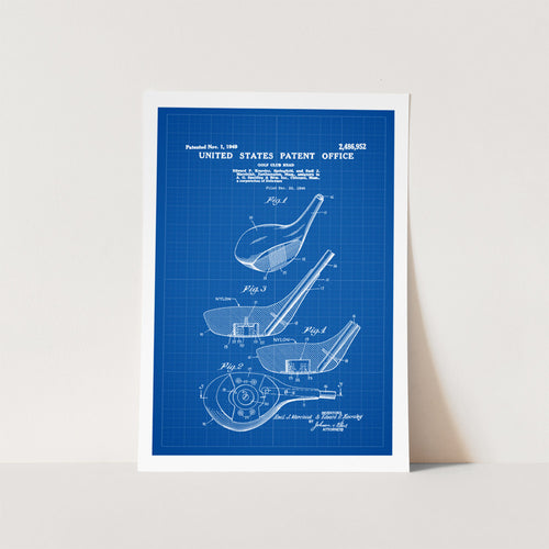 Spalding Golf Club Patent Art Print