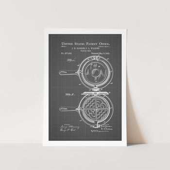 Waffle Iron Patent Art Print