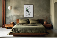Load image into Gallery viewer, Minimal Malachite Sunbird Art Print