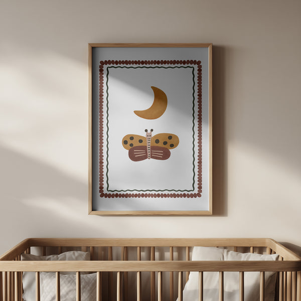 Lunar Flutter PFY Art Print