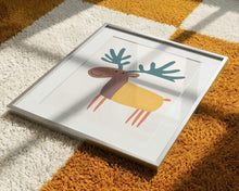 Load image into Gallery viewer, Happy Cartoon Moose PFY Art Print