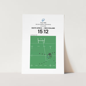 1995 Rugby World Cup Final Art Print