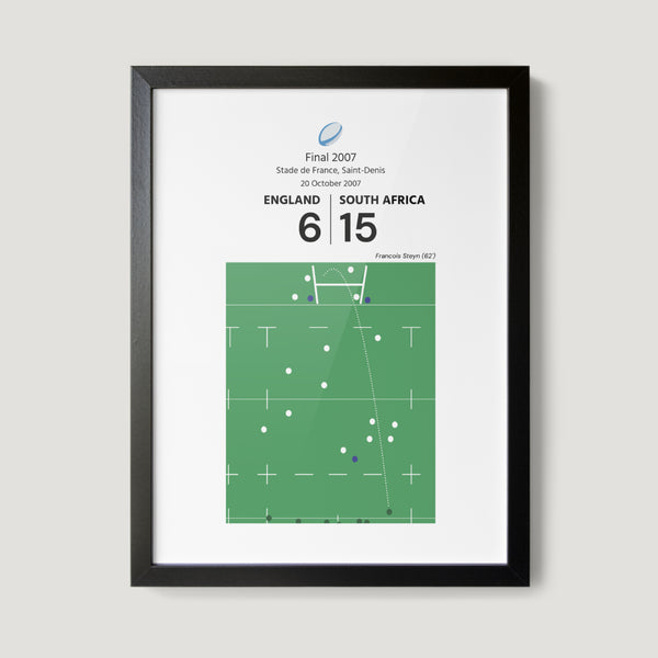 2007 Rugby World Cup Final Art Print