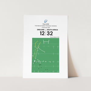 2019 Rugby World Cup Final Makazole Mapimpi Art Print