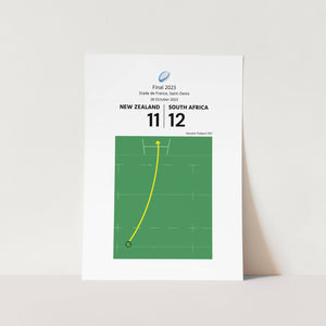 2023 Rugby World Cup Final Handrè Pollard 3 Art Print