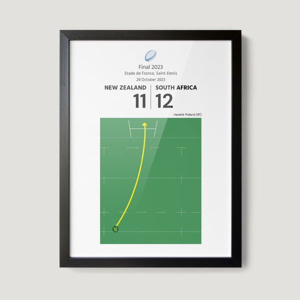 2023 Rugby World Cup Final Handrè Pollard 3 Art Print