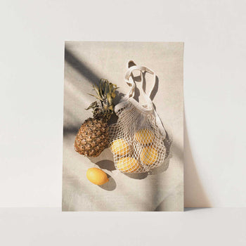 Sunny Citrus Still Life PFY Art Print