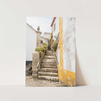 Charming European Stairway PFY Art Print