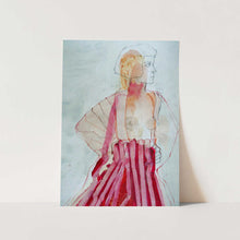 Load image into Gallery viewer, Woman in Red PFY Art Print