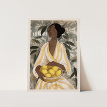 Load image into Gallery viewer, Citrus Garden Woman PFY Art Print