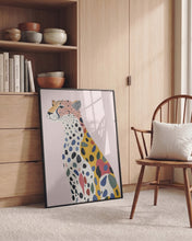 Load image into Gallery viewer, Colorful Abstract Cheetah PFY Art Print