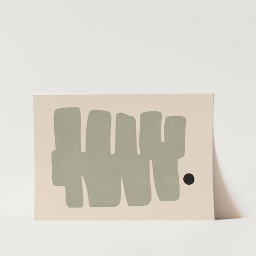 Floral Form 08 PFY Art Print