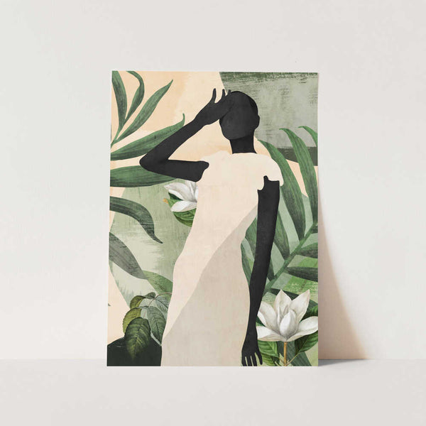 Tropical Girl PFY Art Print