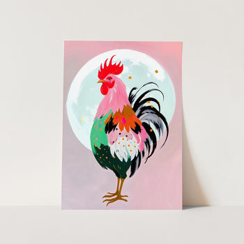 Charm Never Hurt a Rooster PFY Art Print