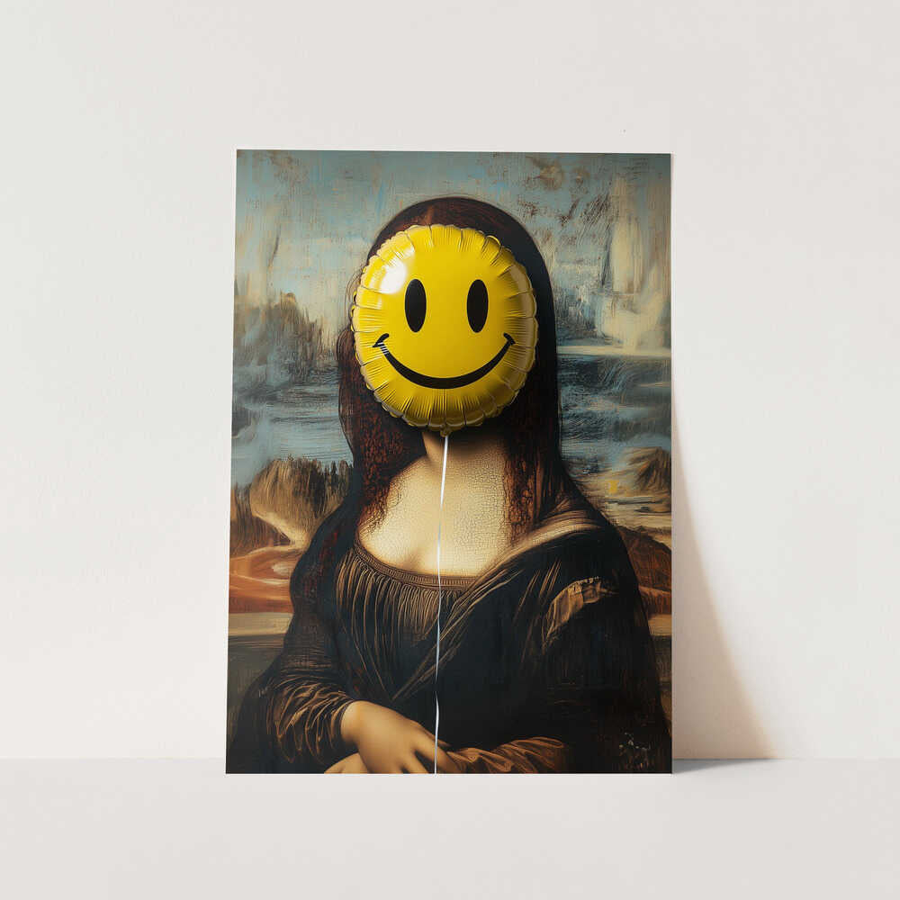 GW特価! BooHooray 写真プリント ZINE MoMA PS1 art Parody of the Mona Lisa wall art print