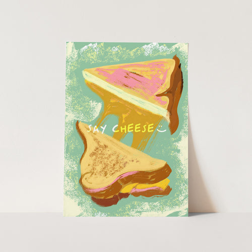 Melted Cheese Sandwiches PFY Art Print
