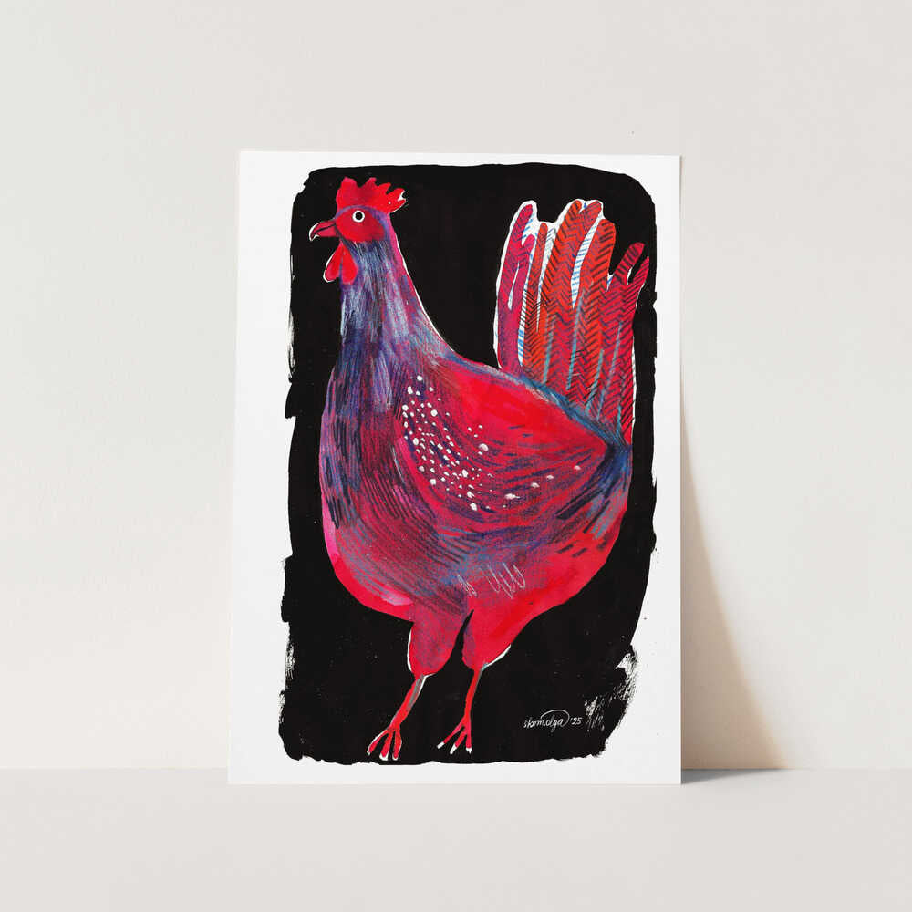 Bold Rooster PFY Art Print