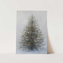 Load image into Gallery viewer, Christmas Tree In Snow PFY Art Print